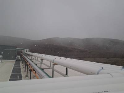 CO2 scrubber piping
