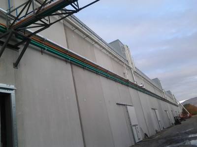 CO2 scrubber piping